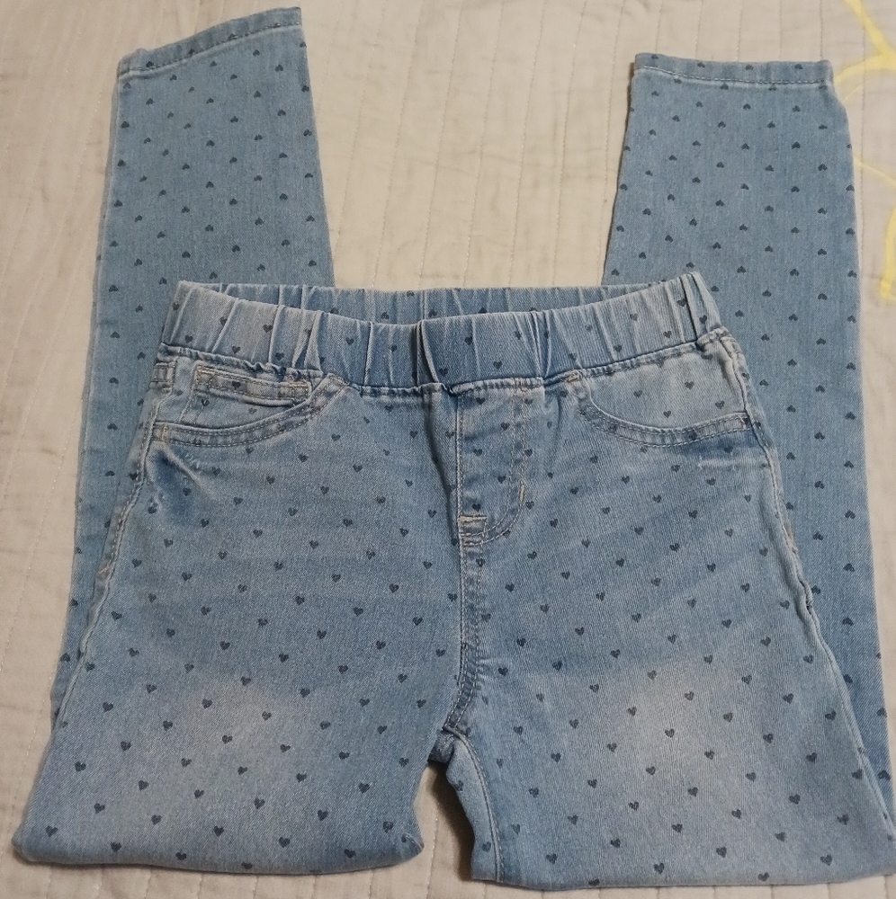 Cat & jack heart denim jeans